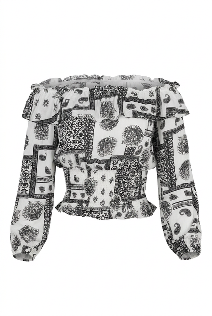 IZIA – Women's blouse with paisley print
