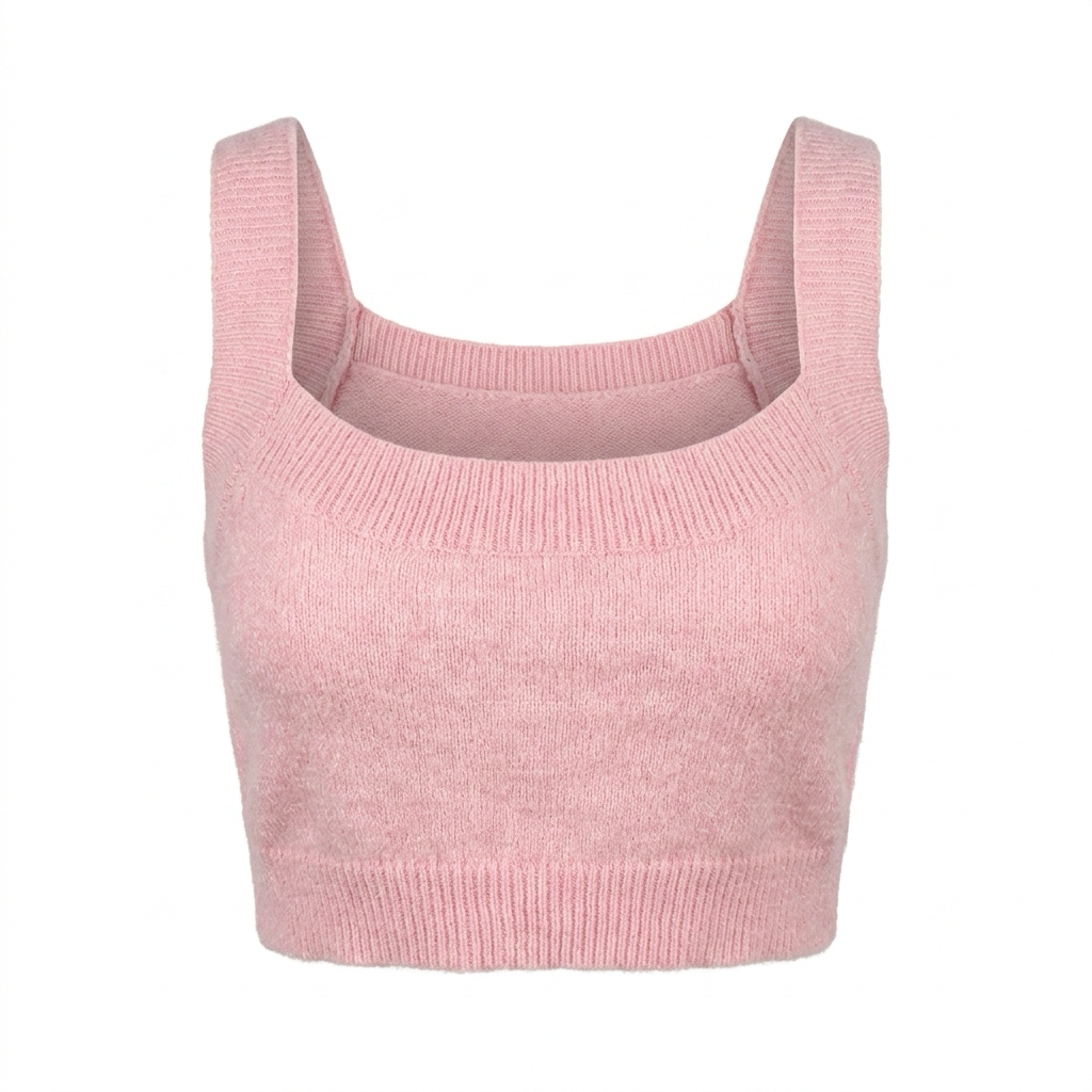 Fashion Union - Women's Knitted Crop Top