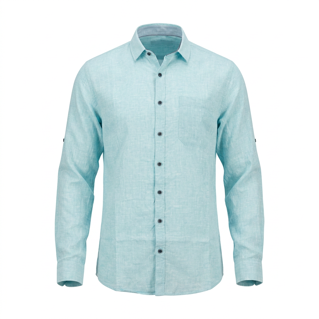 DeFacto Slim Fit – Men's Linen Shirt