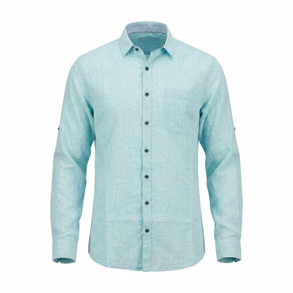 DeFacto Slim Fit – Men's Linen Shirt