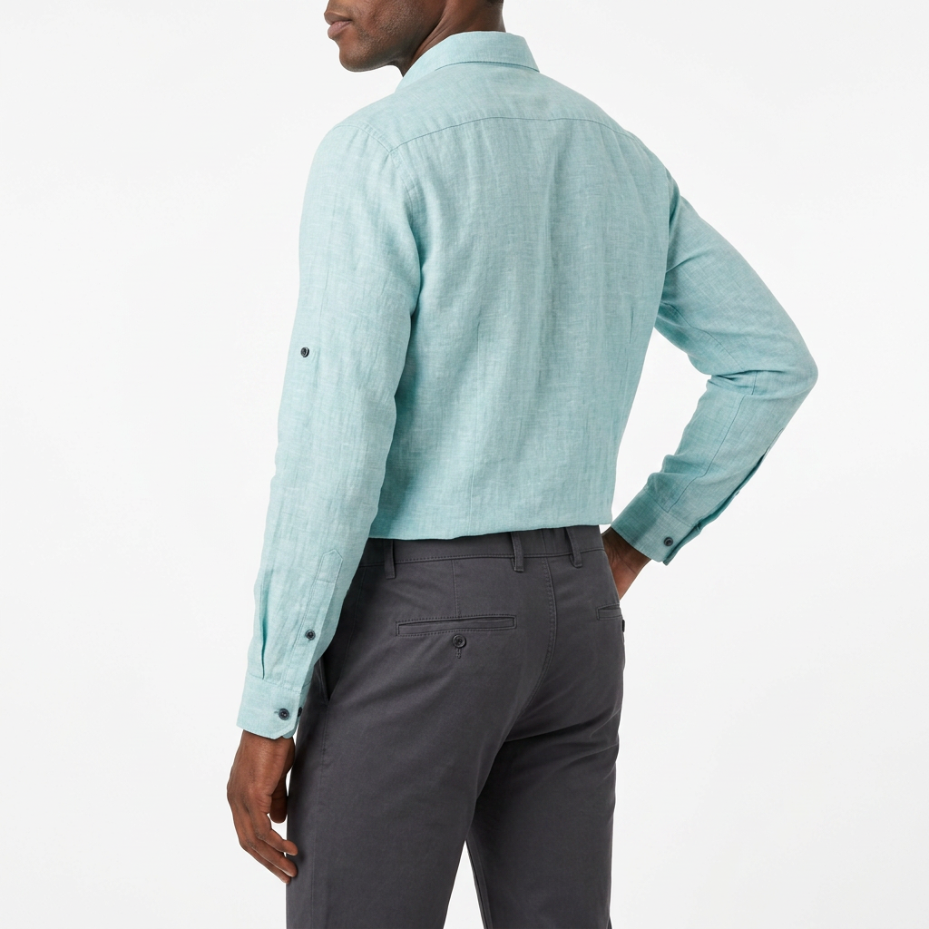 DeFacto Slim Fit – Men's Linen Shirt