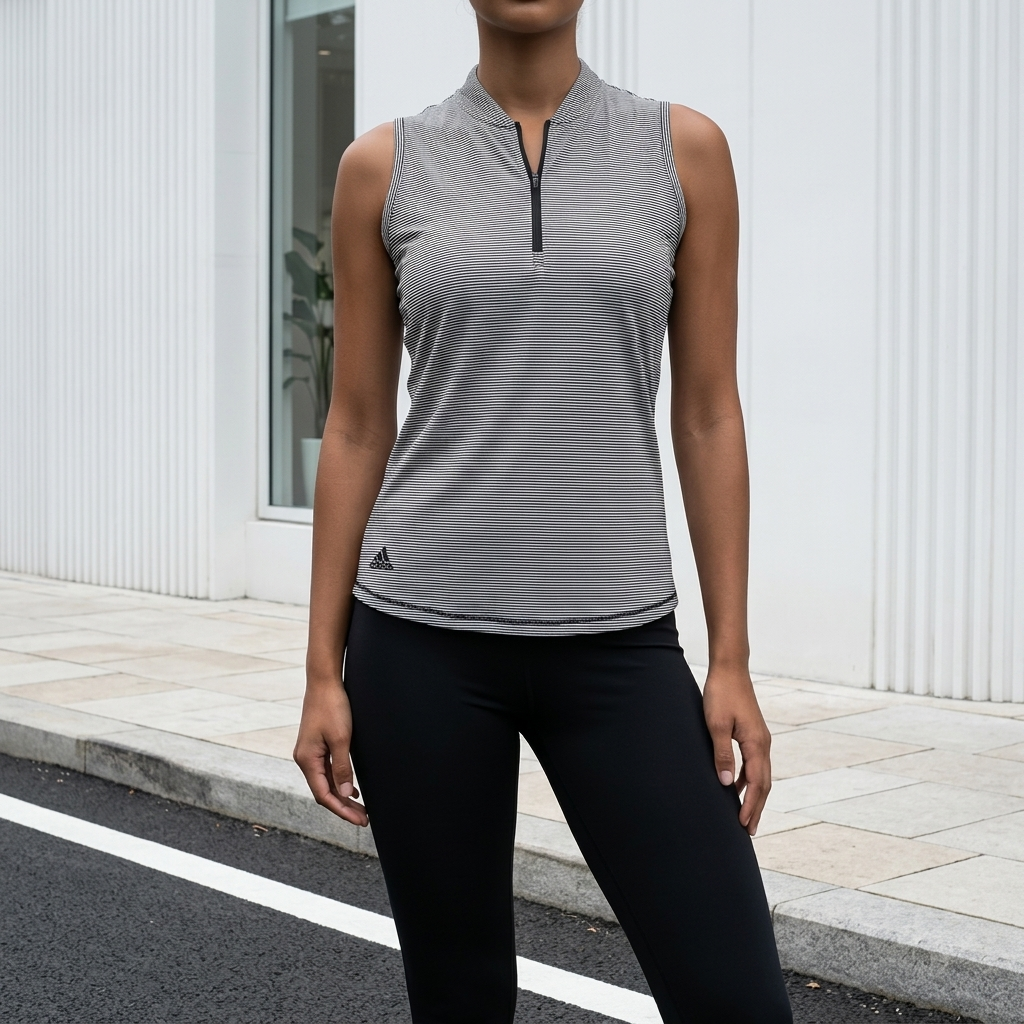 Adidas W Cotton SL Polo – Дамска спортна блуза без ръкави