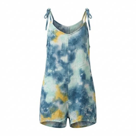 Hurley - Дамски гащеризон Tie Strap Romper