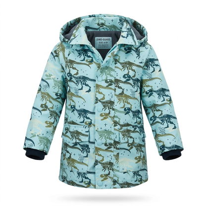 Minoti - Детско зимно яке с качулка Dino Print