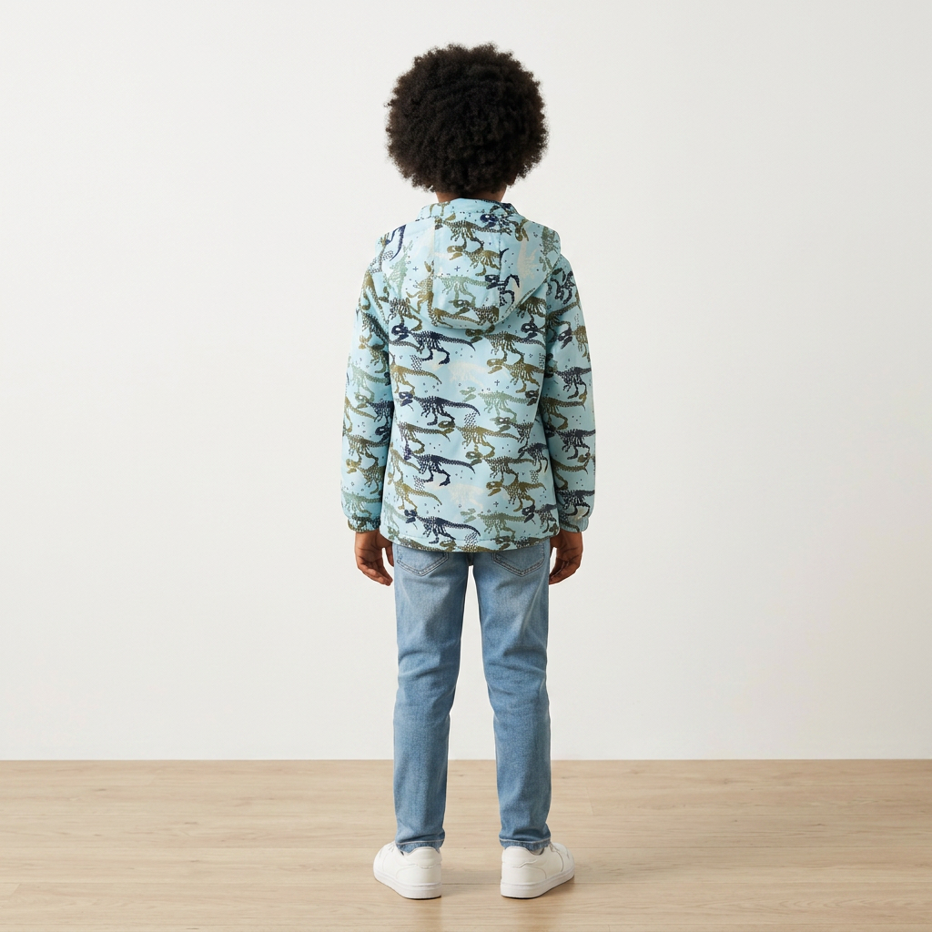 Minoti - Детско зимно яке с качулка Dino Print