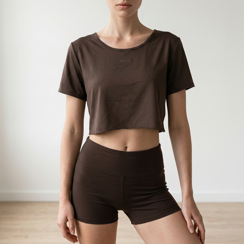Nike - Дамска спортна тениска – Brown