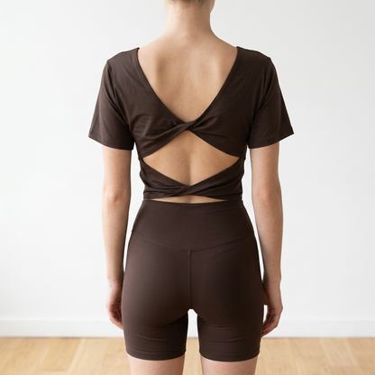 Nike - Дамска спортна тениска – Brown