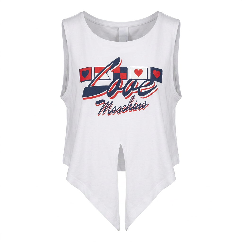 Love Moschino - Дамски топ без ръкави – White