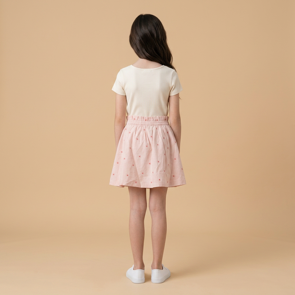 KENZO Kids - Детска пола – Светлорозова