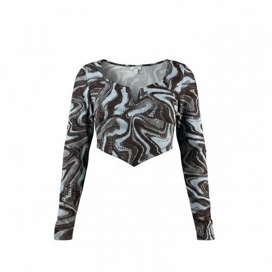 Neon & Nylon Дамски топ с дълъг ръкав