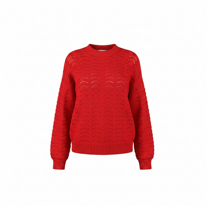 VILA Women's Openwork Knit Sweater