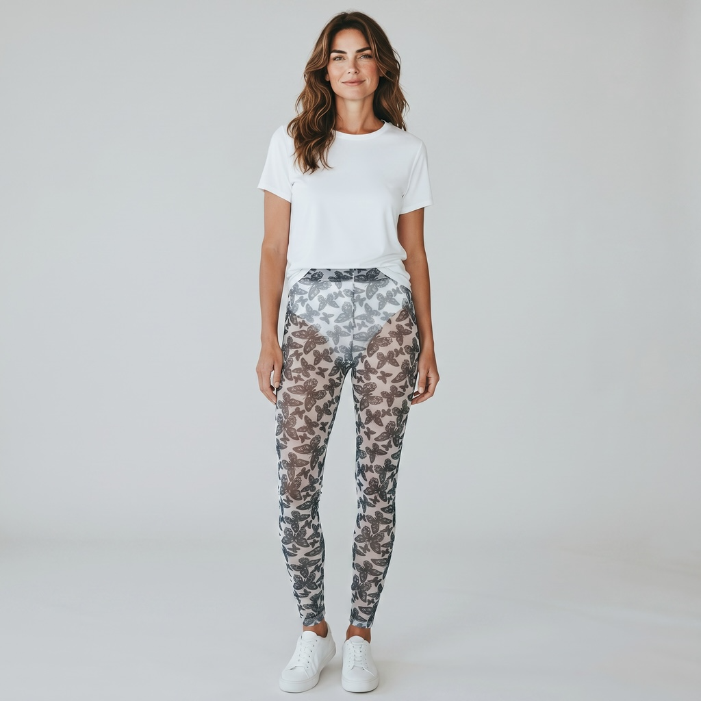 ONLY ONLISA Women's Mesh Leggings