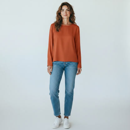 Vero Moda – Елегантна дамска блуза с дълъг ръкав