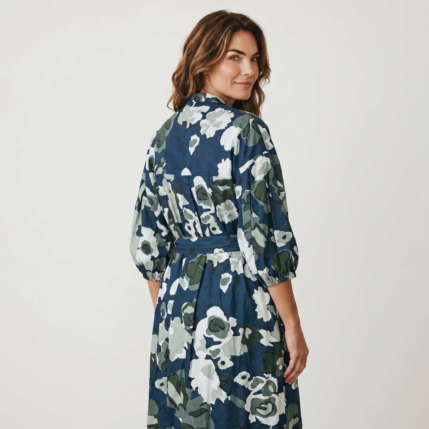 Ted Baker London – Дамска риза рокля с камуфлажен принт