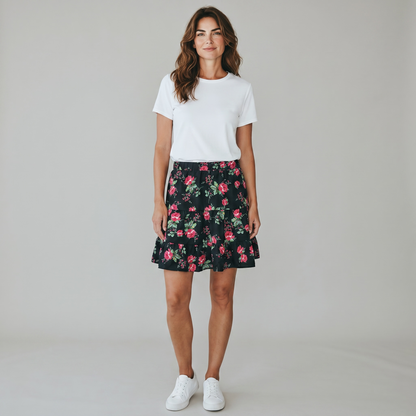 VILA - Women's Skirt Floral Print