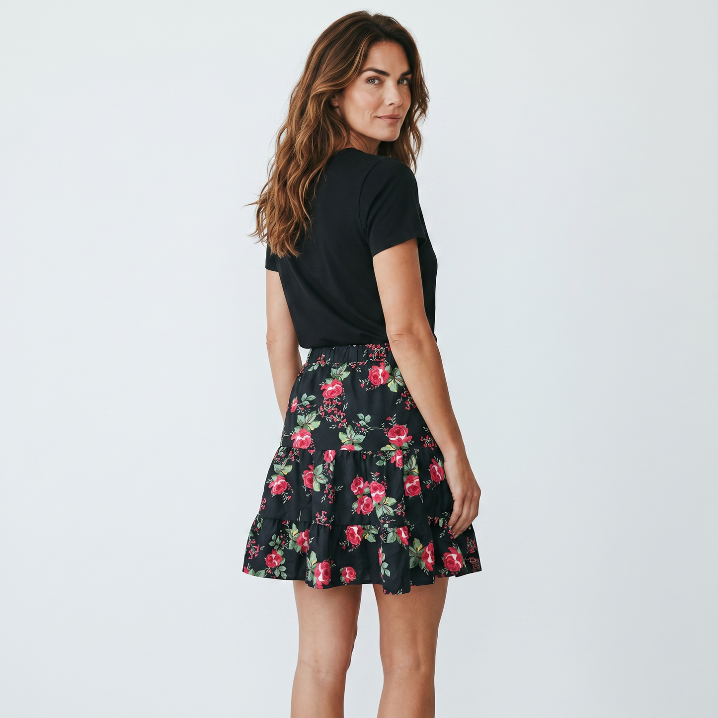 VILA - Women's Skirt Floral Print