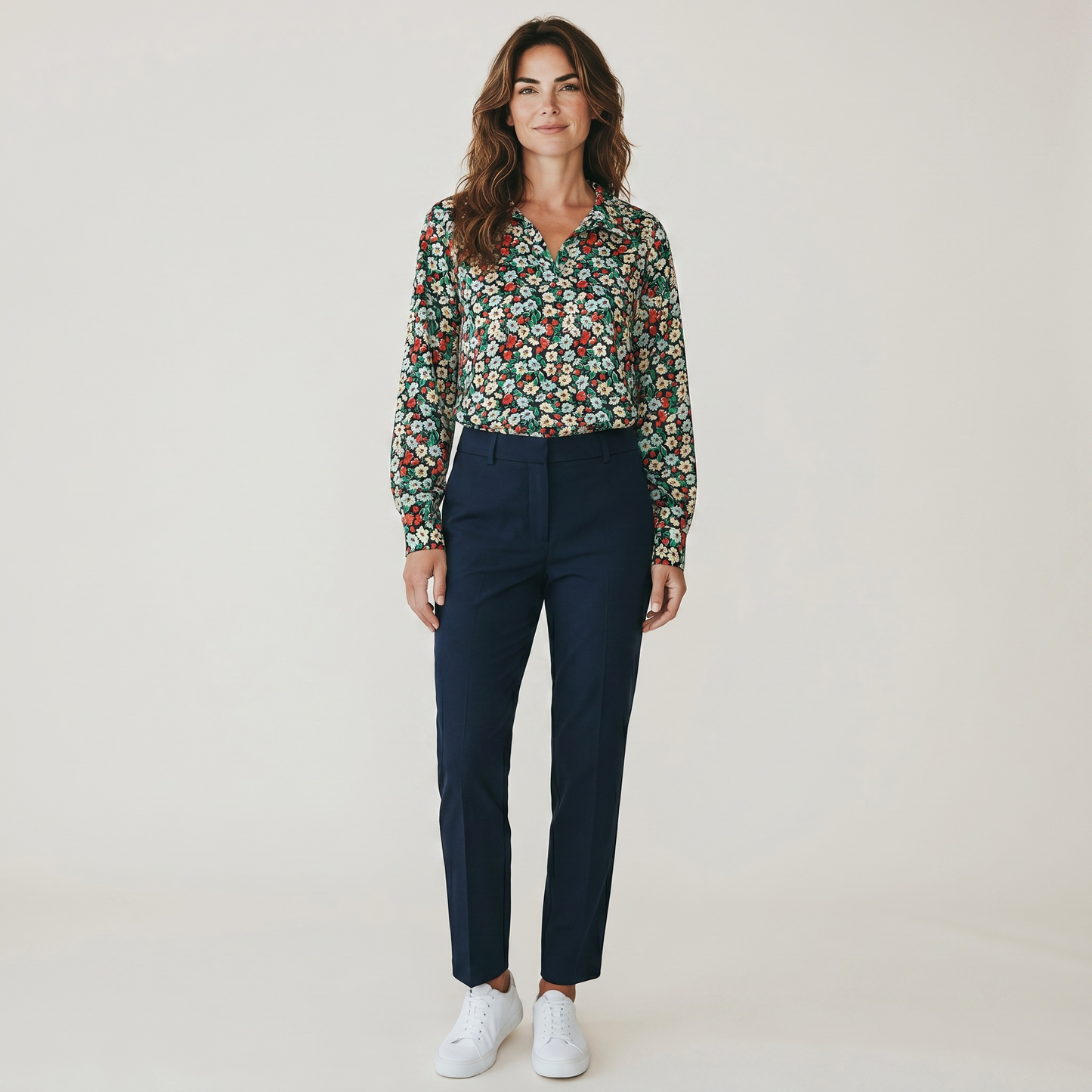 Pieces - Women's shirt-style blouse